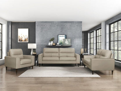Homelegance  - Lewes Love Seat in Latte - 8566LTE-2  view 5