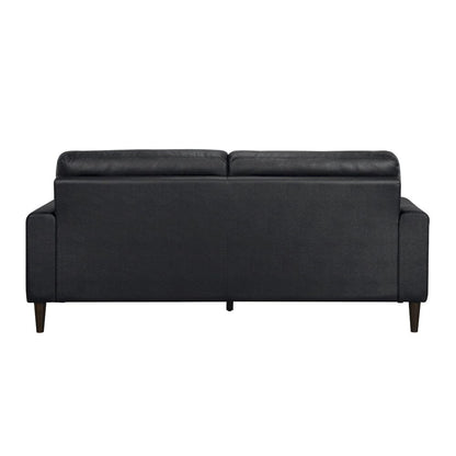 Homelegance  - Lewes Sofa in Black - 8566BLK-3  view 3