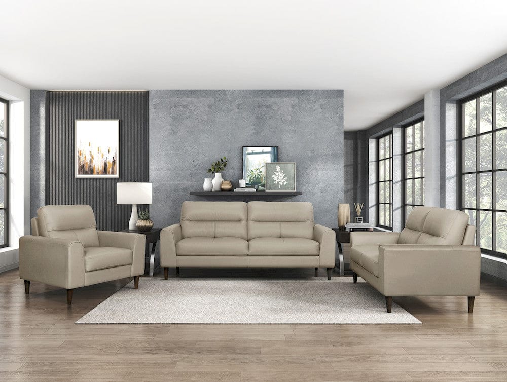 Homelegance  - Lewes Sofa in Latte - 8566LTE-3  view 3