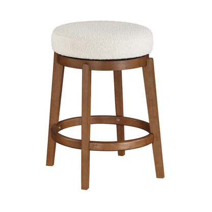 Homelegance  - Lily Swivel Counter Height Stool in White - 6015-24  view 1