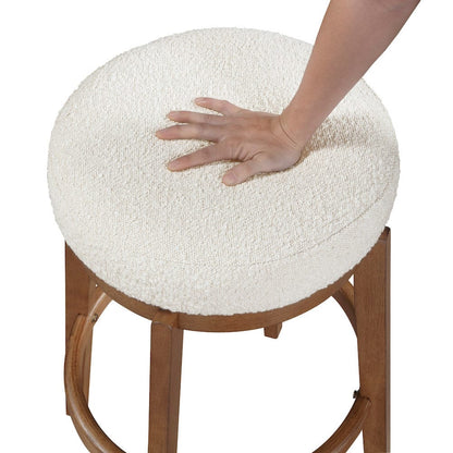 Homelegance  - Lily Swivel Counter Height Stool in White - 6015-24  view 5