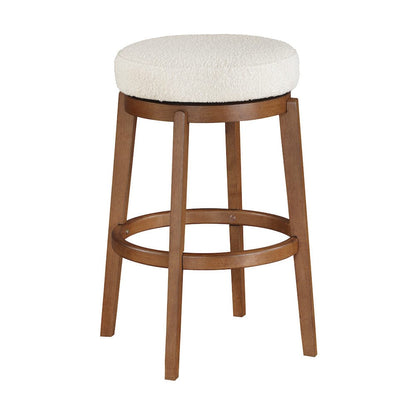 Homelegance  - Lily Swivel Pub Height Stool in White - 6015-29  view 1