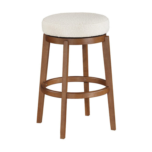 Homelegance  - Lily Swivel Pub Height Stool in White - 6015-29  view 1