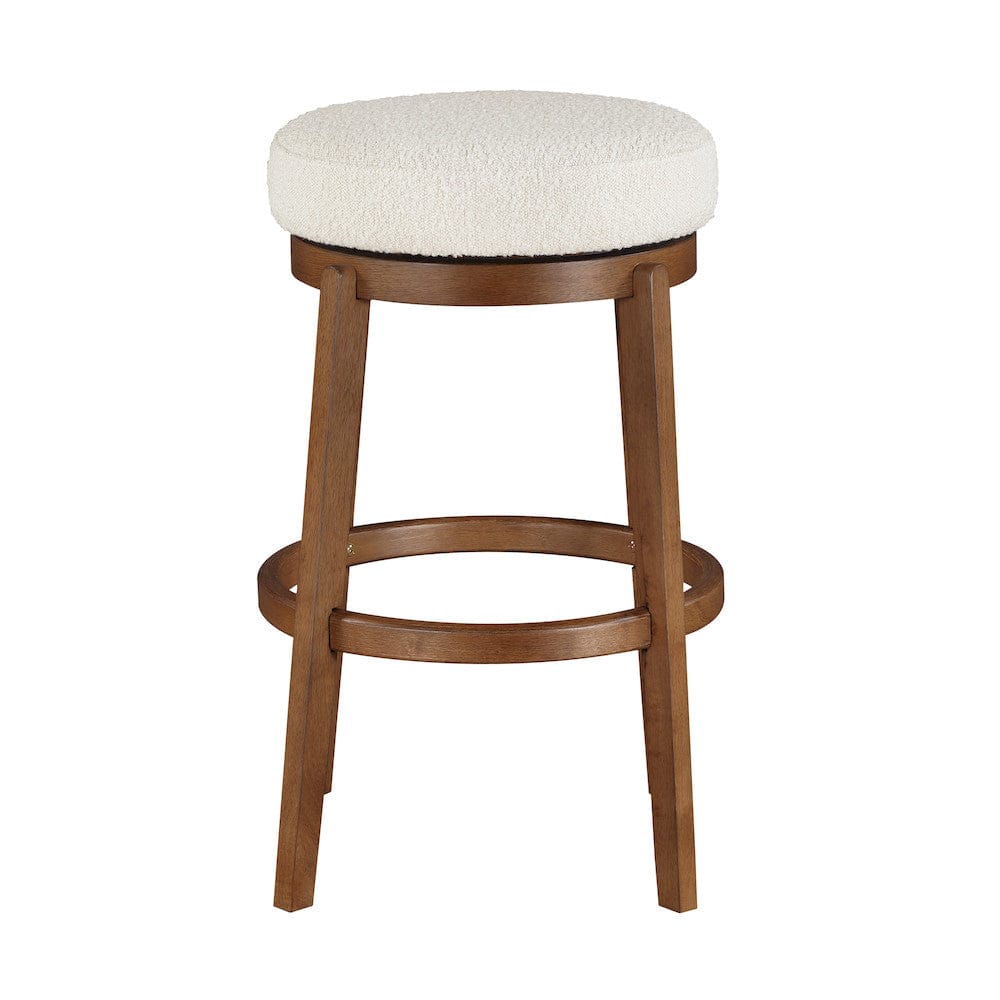 Homelegance  - Lily Swivel Pub Height Stool in White - 6015-29  view 8