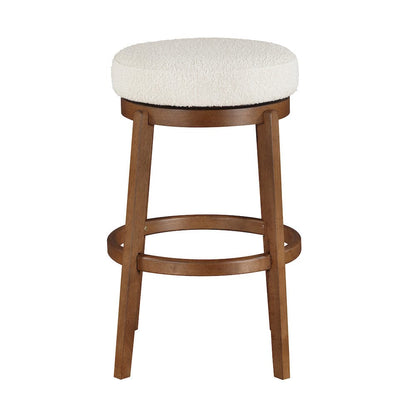 Homelegance  - Lily Swivel Pub Height Stool in White - 6015-29  view 8