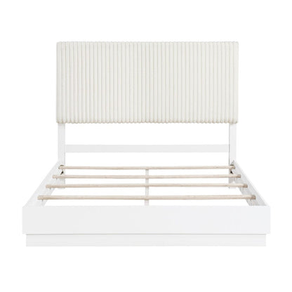 Homelegance  - Linea Eastern King Bed in Cream - 2384K-1EKx  view 4