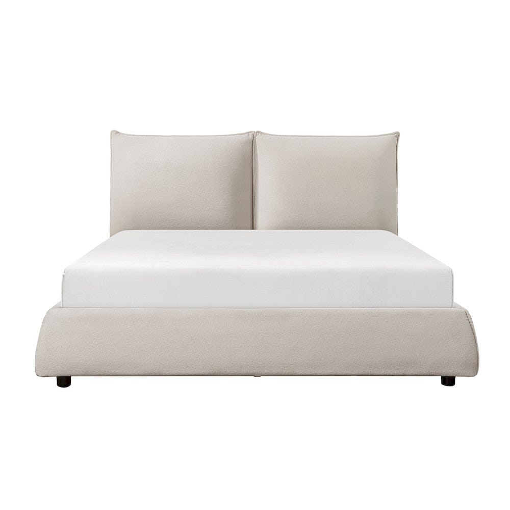 Homelegance  - Linna Full Platform Bed in Beige - 1930F-1x  view 1