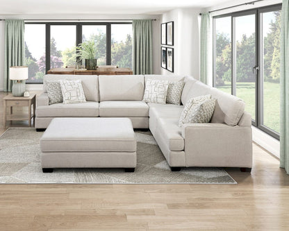 Homelegance  - Livia Ottoman in Beige - 8435BE-4  view 5