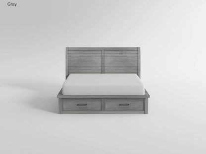 Homelegance  - Logandale Eastern King Platform Bed W/ Storage Footboard and Side Rails - 1559K-1EKx  view 8