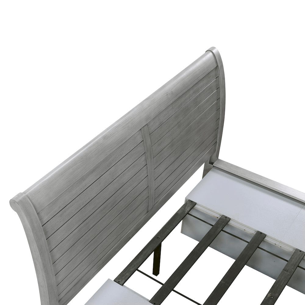 Homelegance  - Logandale Queen Platform Bed W/ Storage Footboard and Side Rails - 1559DG-1x  view 2