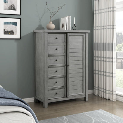 Homelegance  - Logandale Wardrobe Chest - 1559DG-10  view 9