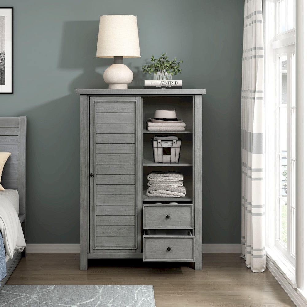 Homelegance  - Logandale Wardrobe Chest - 1559DG-10  view 10