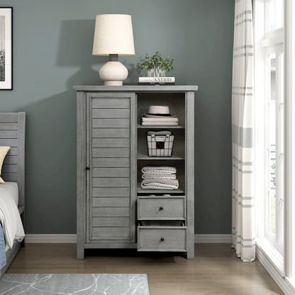 Homelegance  - Logandale Wardrobe Chest - 1559DG-10  view 10