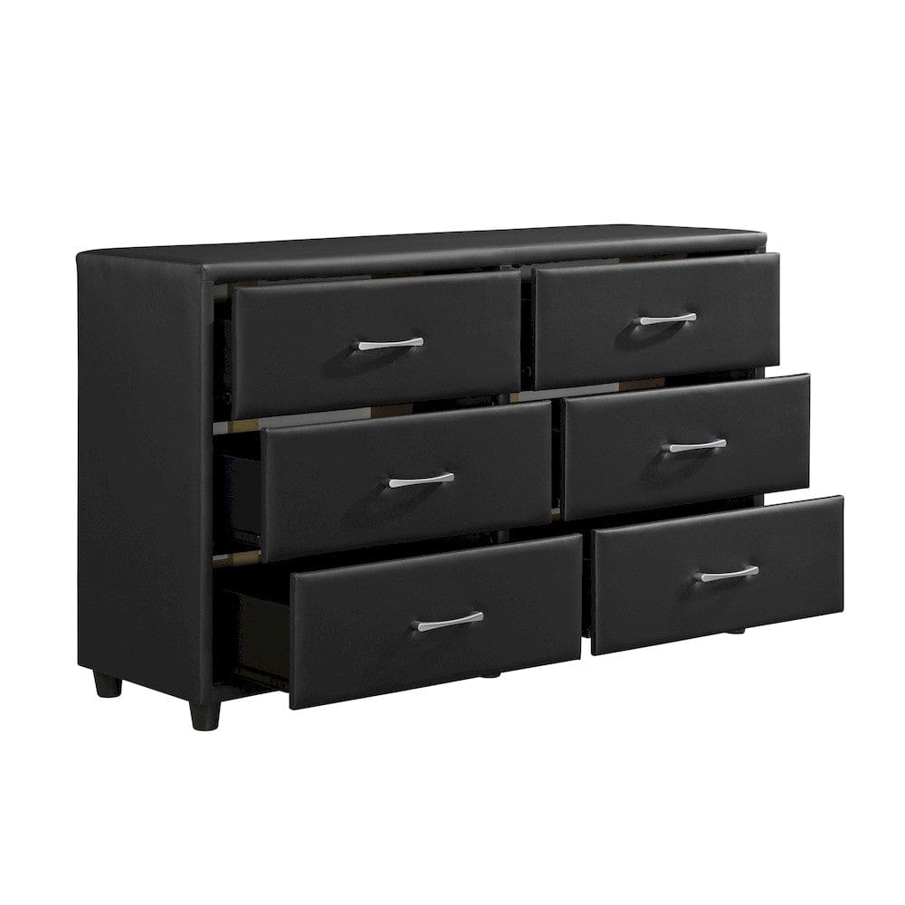 Homelegance  - Lorenzi Dresser in Black - 2220-5  view 4