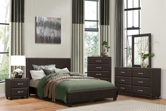 Homelegance  - Lorenzi Eastern King Platform Bed - 2220KDBR-1EKx  view 2
