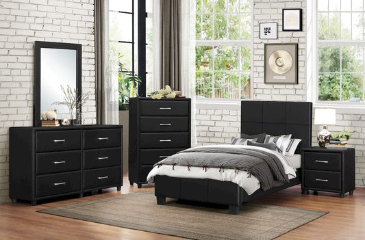 Homelegance  - Lorenzi Mirror in Black - 2220-6  view 2