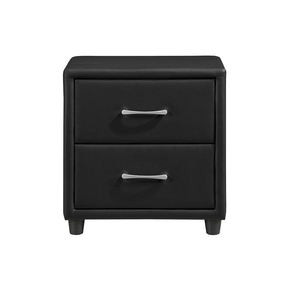 Homelegance  - Lorenzi Night Stand in Black - 2220-4  view 1