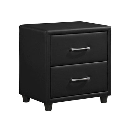 Homelegance  - Lorenzi Night Stand in Black - 2220-4  view 3