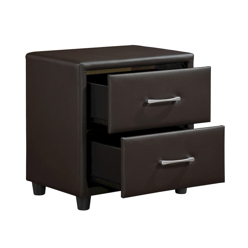 Homelegance  - Lorenzi Night Stand in Dark brown - 2220DBR-4  view 3