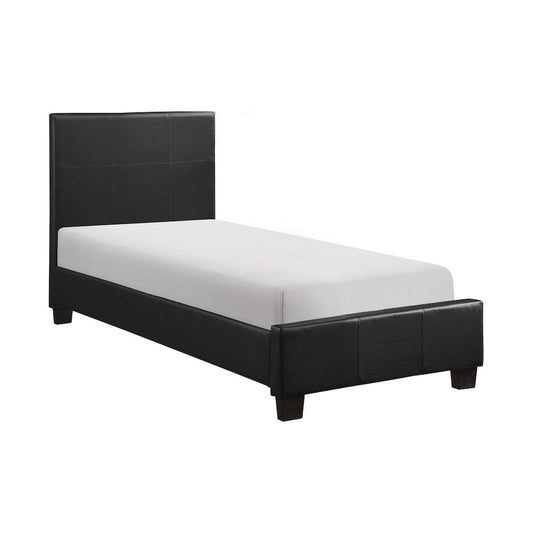 Homelegance  - Lorenzi Twin Platform Bed in Black - 2220T-1x  view 1