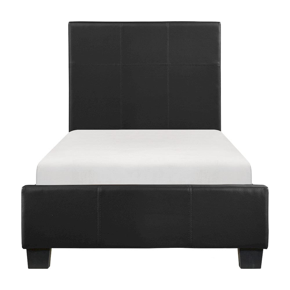 Homelegance  - Lorenzi Twin Platform Bed in Black - 2220T-1x  view 4