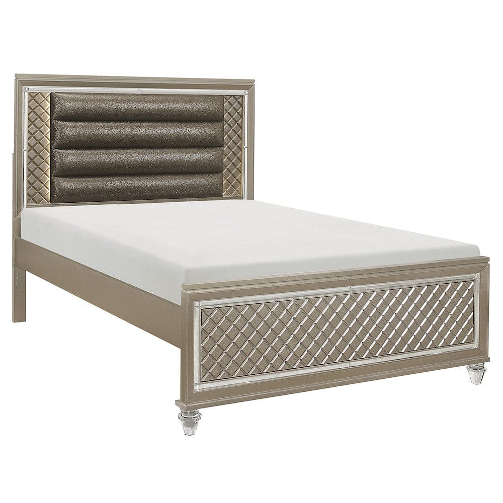 Homelegance  - Loudon Full Platform Bed in Bronze - B1515F-1x  view 1