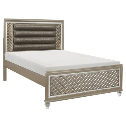 Homelegance  - Loudon Full Platform Bed in Bronze - B1515F-1x  view 1