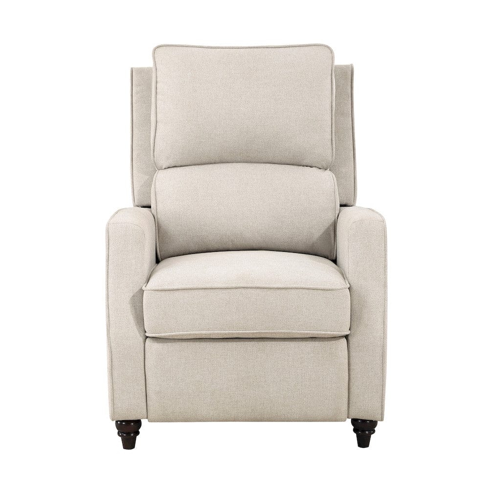 Homelegance  - Loveland Push Back Reclining Chair in Beige - 9418BE-1  view 1