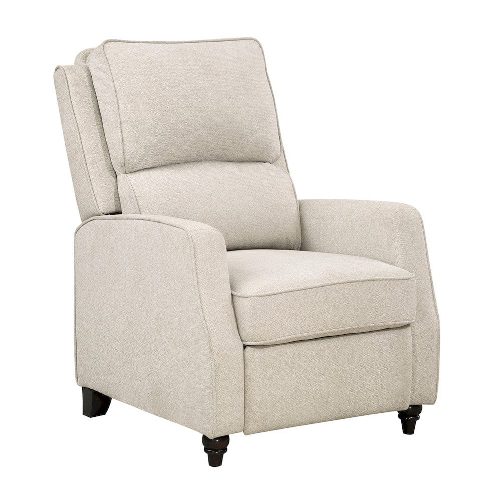 Homelegance  - Loveland Push Back Reclining Chair in Beige - 9418BE-1  view 4