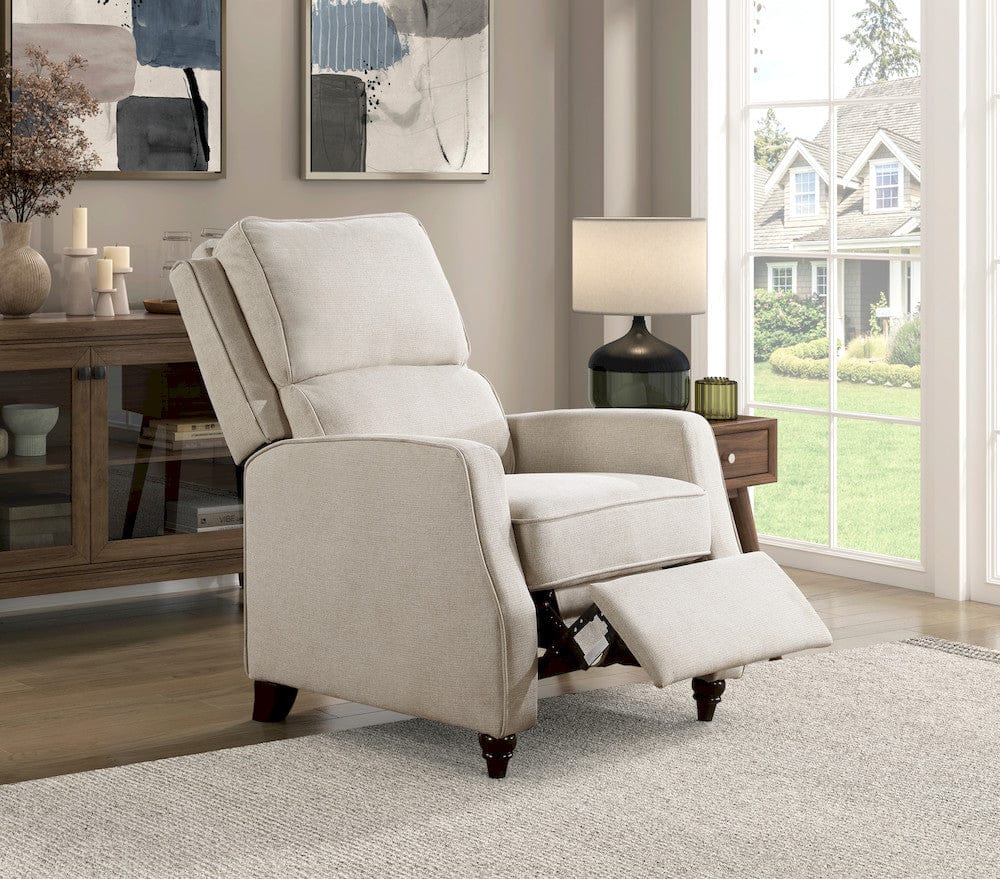 Homelegance  - Loveland Push Back Reclining Chair in Beige - 9418BE-1  view 7