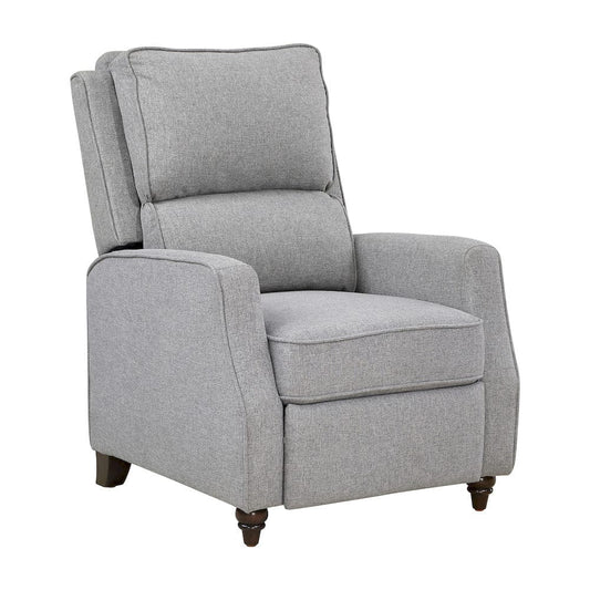 Homelegance  - Loveland Push Back Reclining Chair in Gray - 9418GY-1  view 1