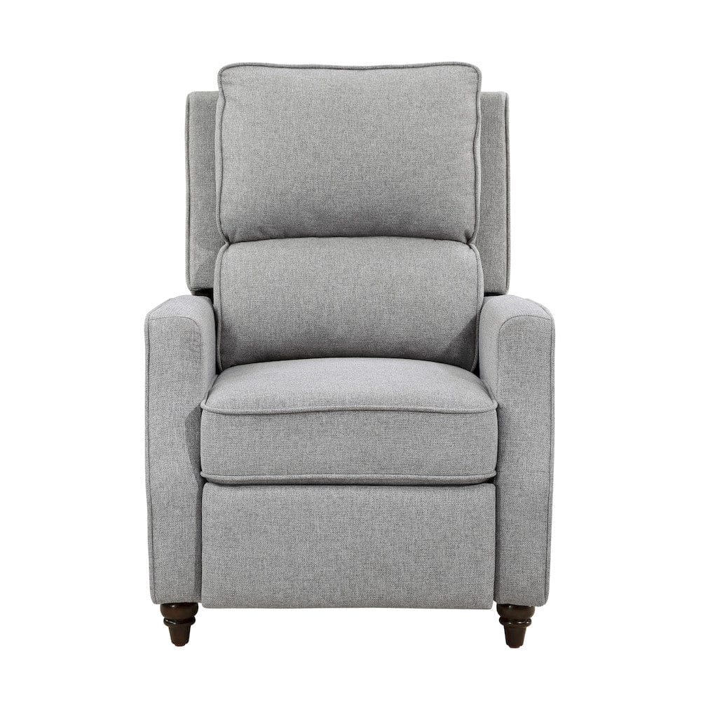 Homelegance  - Loveland Push Back Reclining Chair in Gray - 9418GY-1  view 6