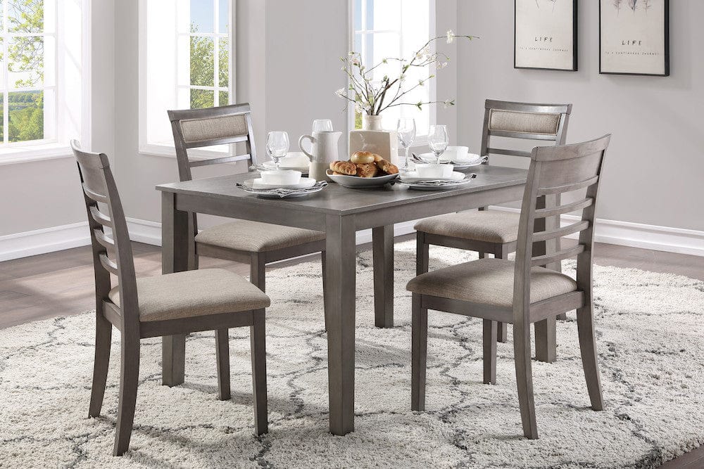 Homelegance  - Lovell 5-Piece Pack Dinette Set in Brown - 5806-5P  view 3