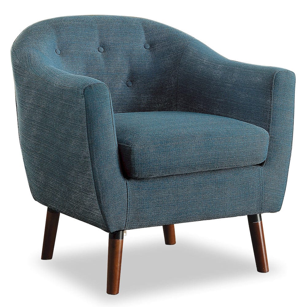 Homelegance  - Lucille Accent Chair in Blue - 1192BL  view 4