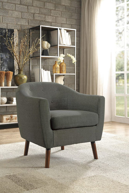 Homelegance  - Lucille Accent Chair in Gray - 1192GY  view 5