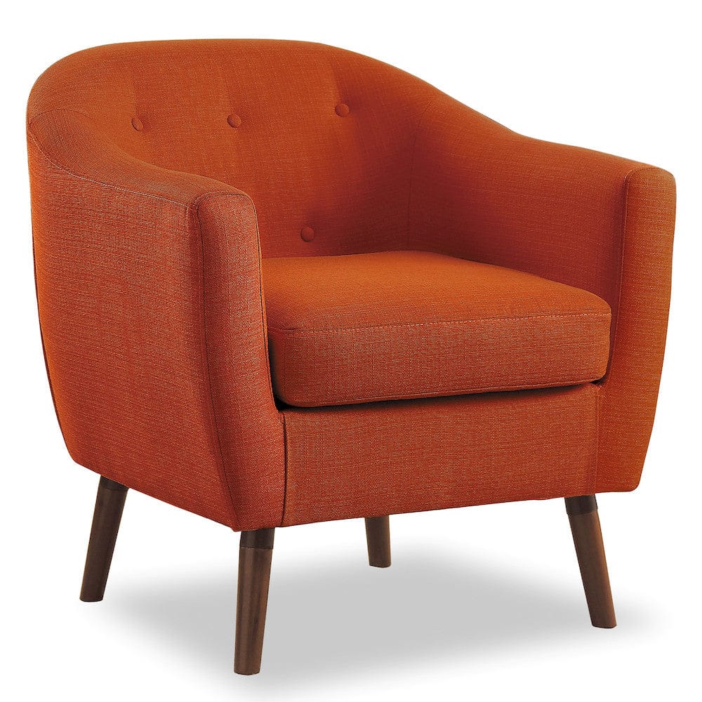 Homelegance  - Lucille Accent Chair in Orange - 1192RN  view 2