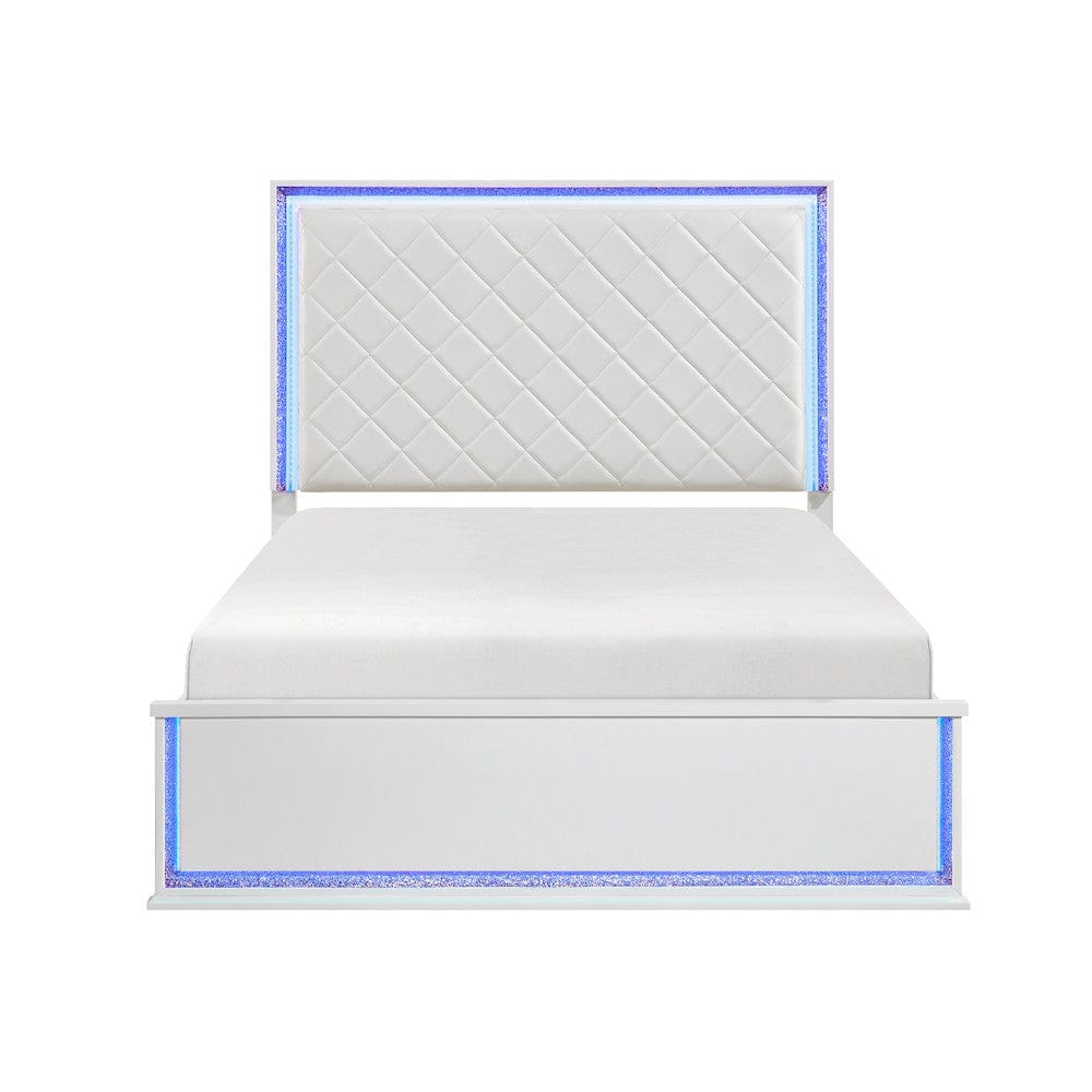 Homelegance  - Lumin California King Bed in White - 2390K-1CKx  view 1