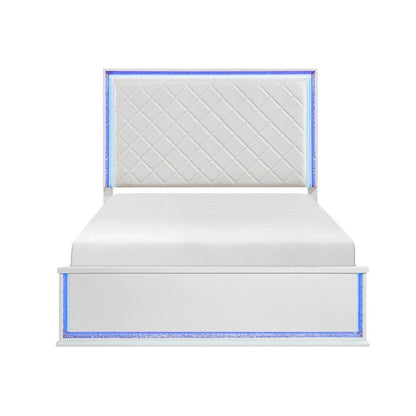 Homelegance  - Lumin California King Bed in White - 2390K-1CKx  view 1