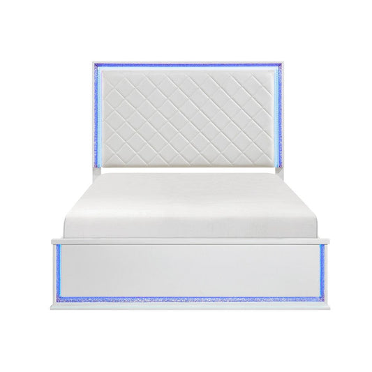Homelegance  - Lumin California King Bed in White - 2390K-1CKx  view 1