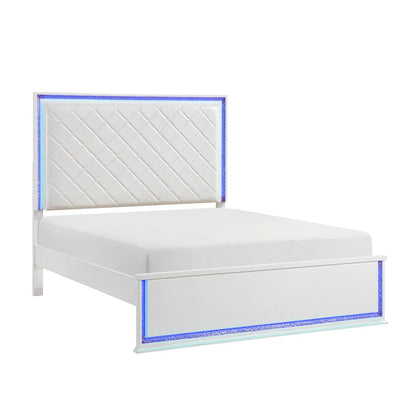Homelegance  - Lumin California King Bed in White - 2390K-1CKx  view 8