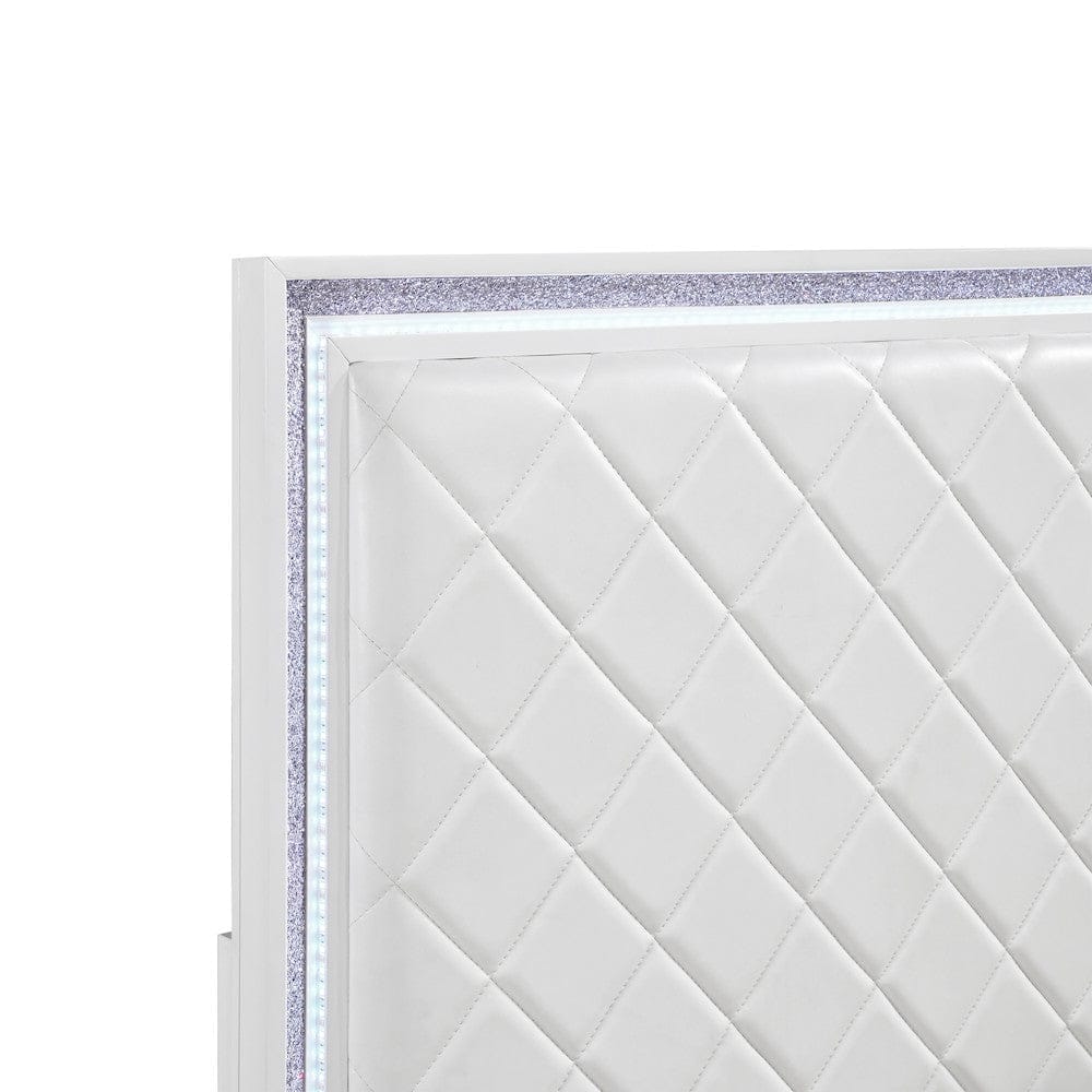 Homelegance  - Lumin California King Bed in White - 2390K-1CKx  view 10