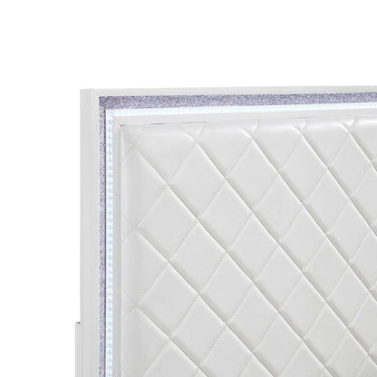 Homelegance  - Lumin California King Bed in White - 2390K-1CKx  view 10