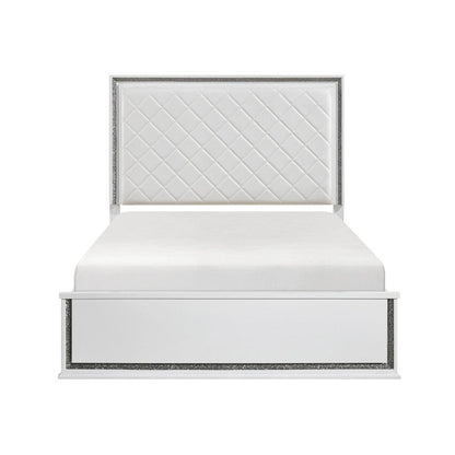 Homelegance  - Lumin Eastern King Bed in White - 2390K-1EKx  view 7