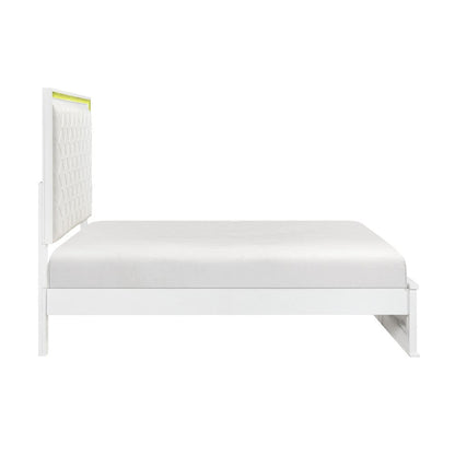 Homelegance  - Lumin Eastern King Bed in White - 2390K-1EKx  view 8