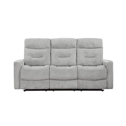 Homelegance  - Lyndon Double Reclining Sofa in Gray - 9610GY-3  view 1