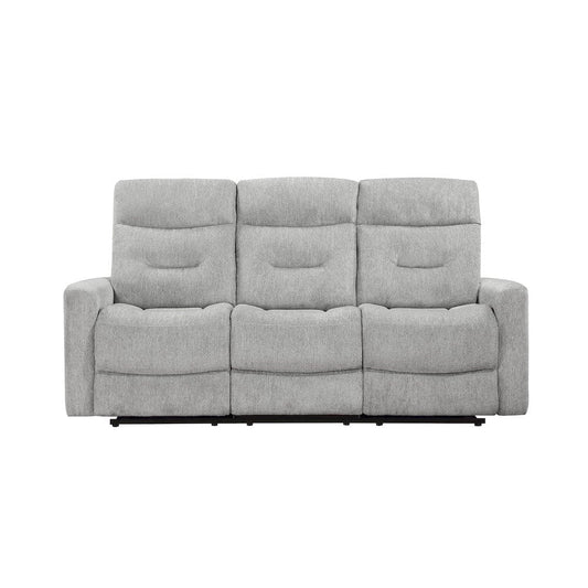 Homelegance  - Lyndon Double Reclining Sofa in Gray - 9610GY-3  view 1