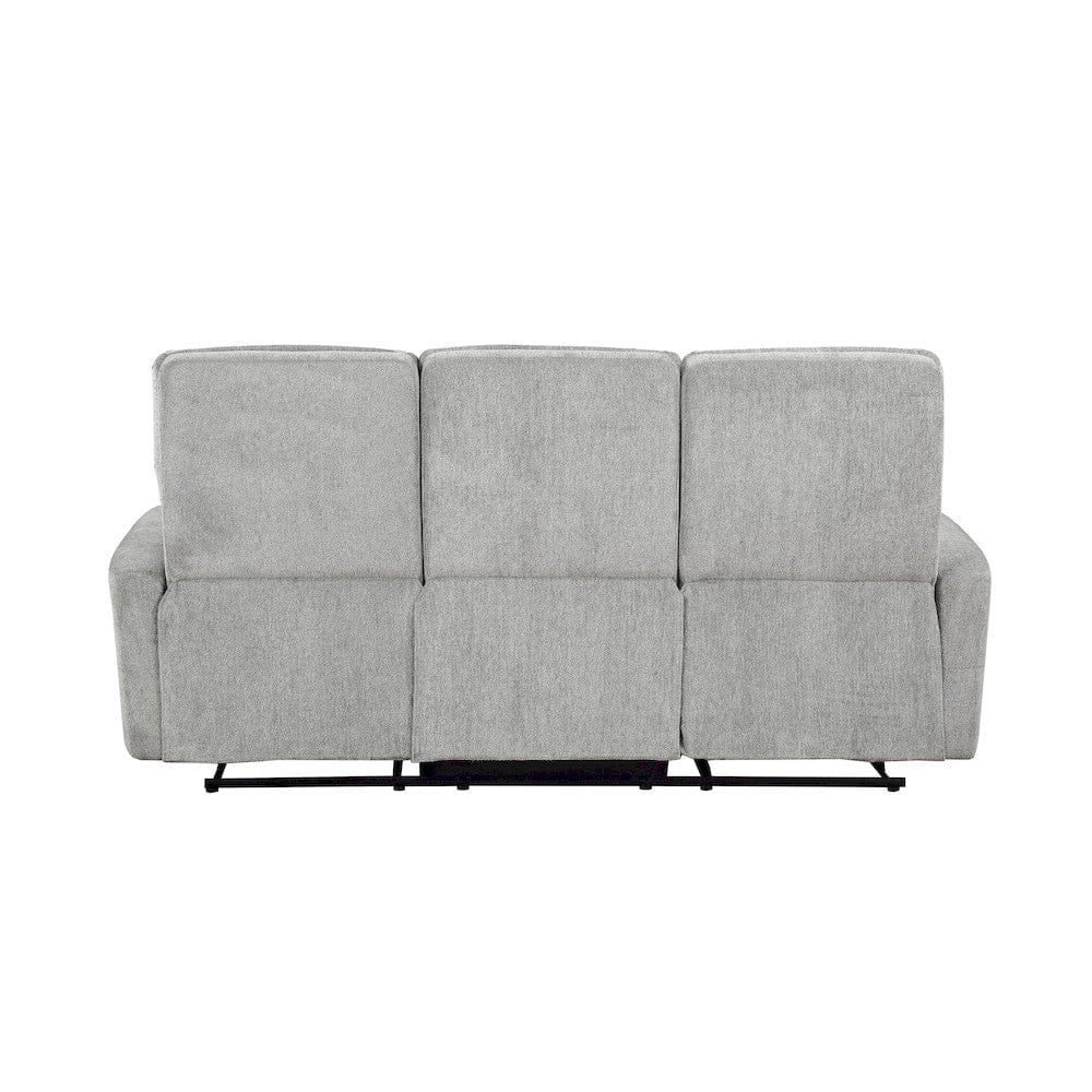 Homelegance  - Lyndon Double Reclining Sofa in Gray - 9610GY-3  view 3