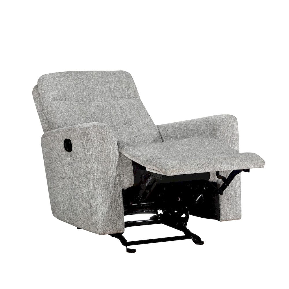 Homelegance  - Lyndon Glider Reclining Chair in Gray - 9610GY-1  view 2