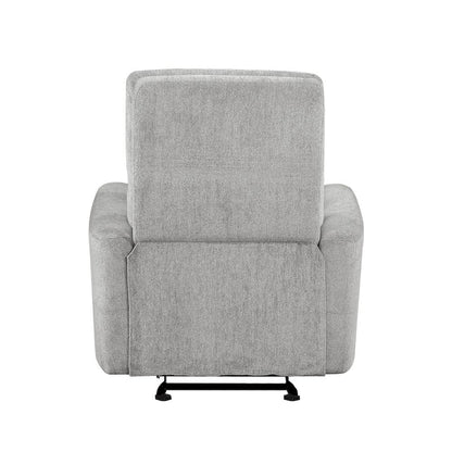 Homelegance  - Lyndon Glider Reclining Chair in Gray - 9610GY-1  view 7