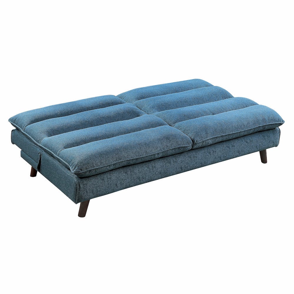 Homelegance  - Mackay Convertible Sofa Bed in Blue - 9560BU-3CL  view 4
